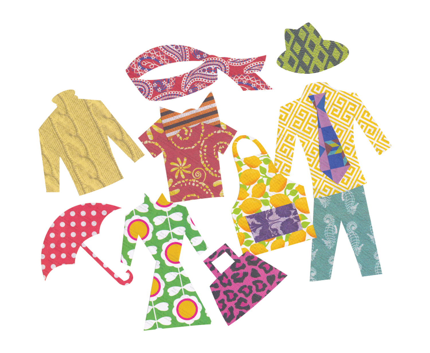 All Kinds of Fabric Paper  200 sheets