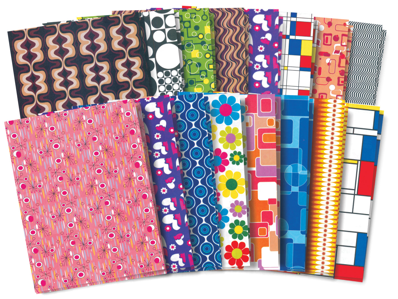 Retro Pop Paper  32 sheets