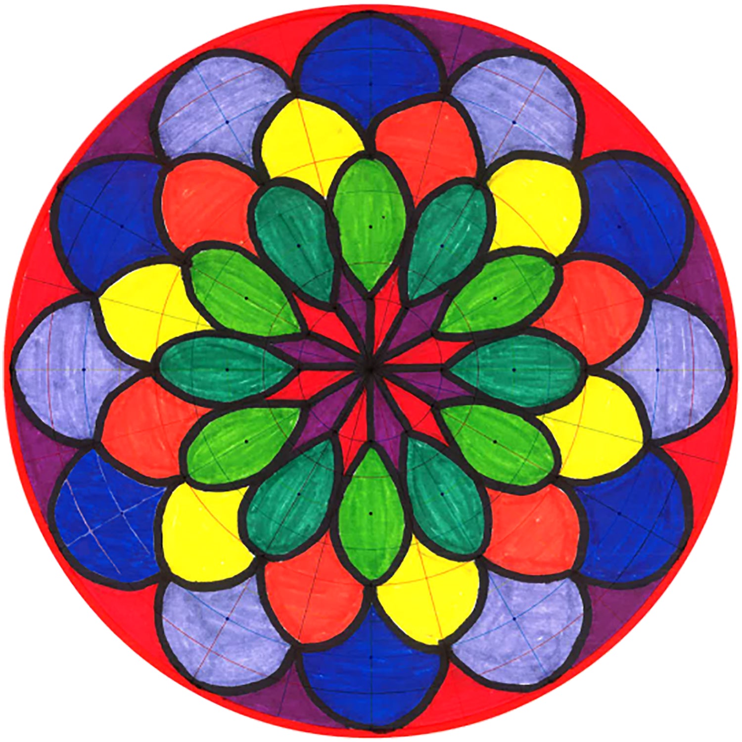 Make-A-Mandala Paper  36 sheets