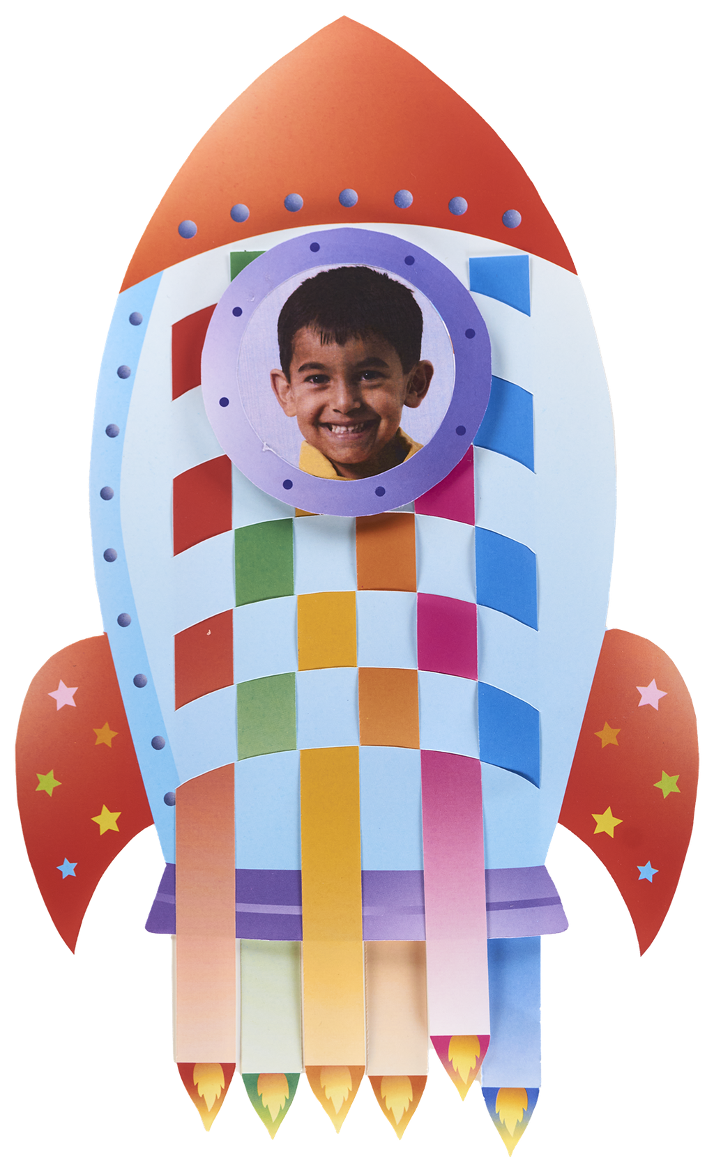 Rocket Ship Weaving Mats