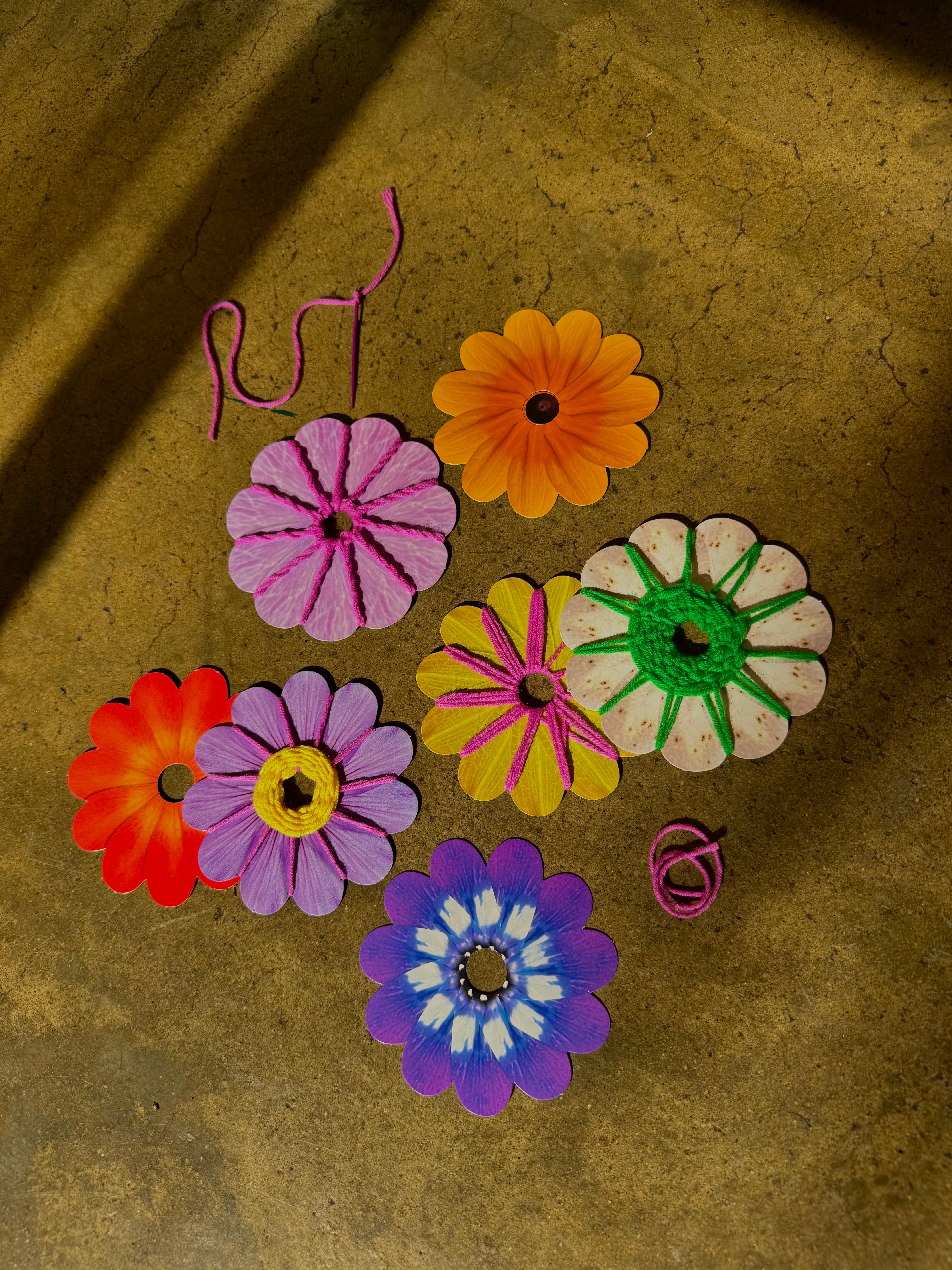 Take-Home Weaving Flowers