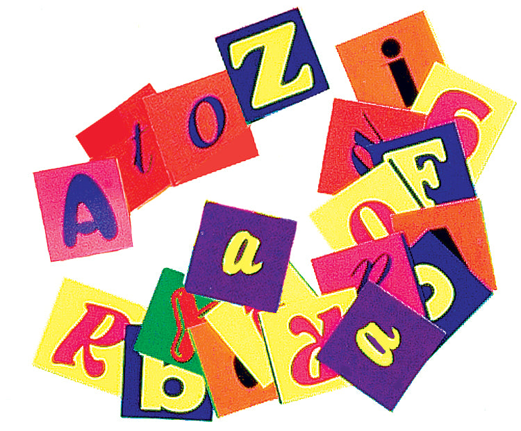 Alphabet Pasting Pieces  2000/pkg