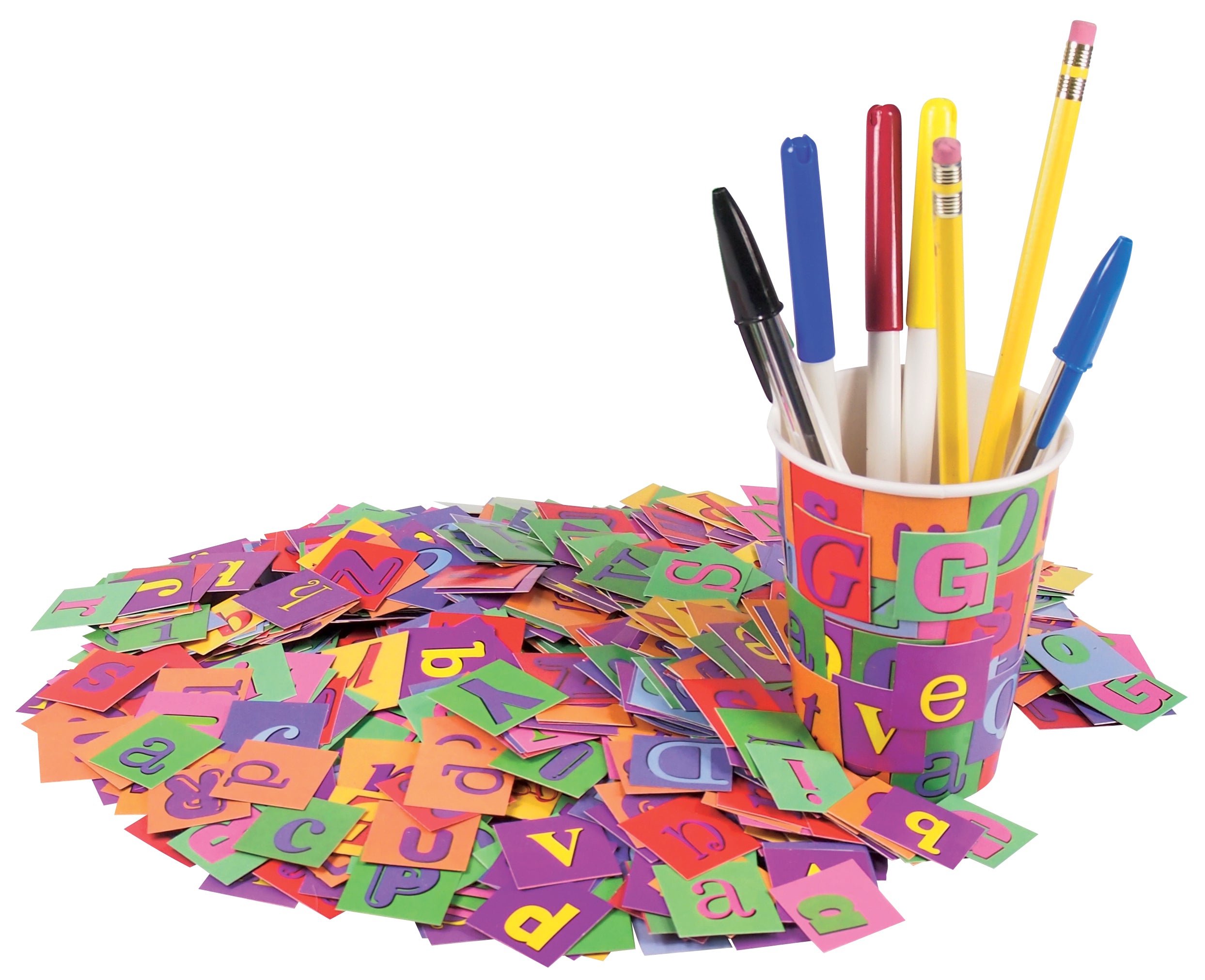 Alphabet Pasting Pieces  2000/pkg
