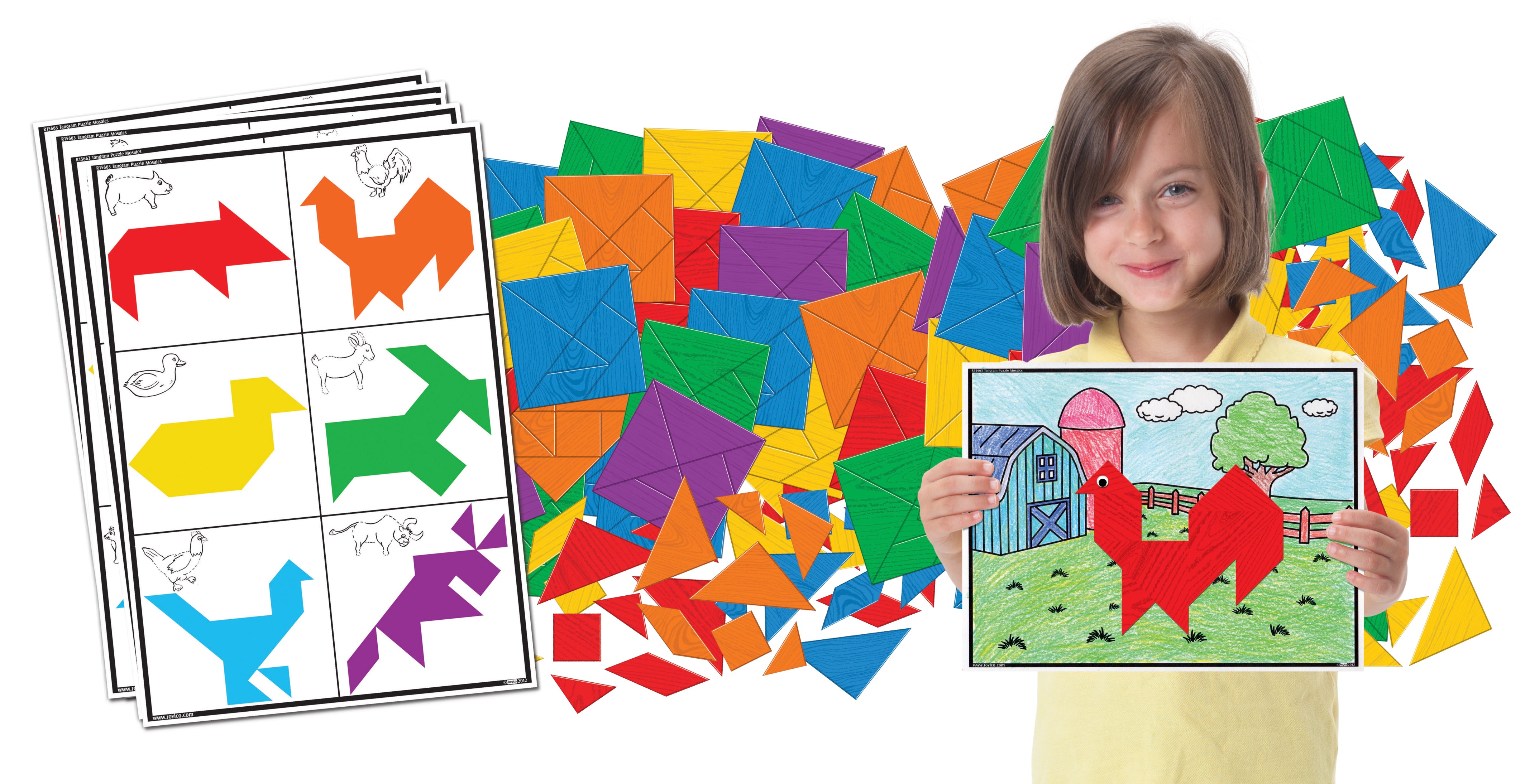 Tangram Puzzle Art Mosaics