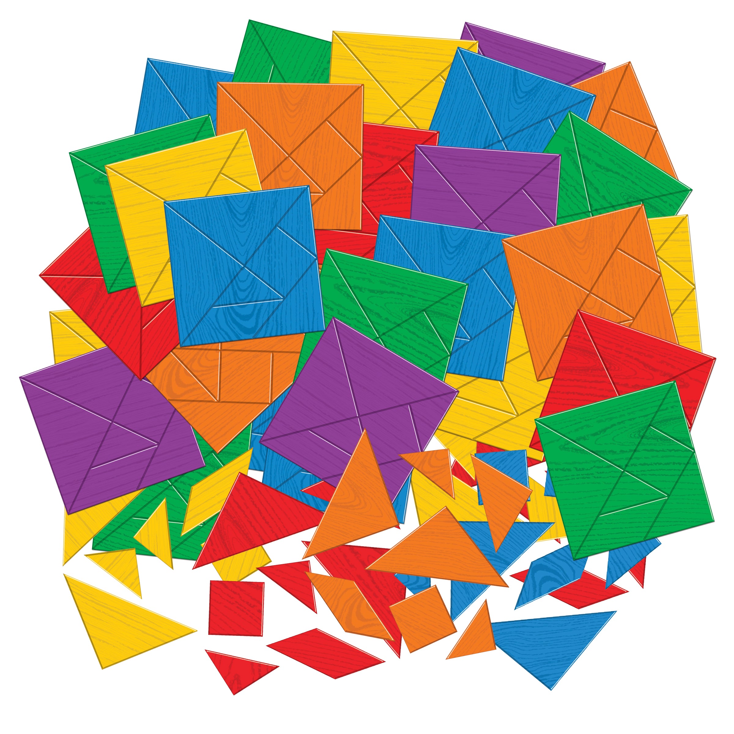 Tangram Puzzle Art Mosaics