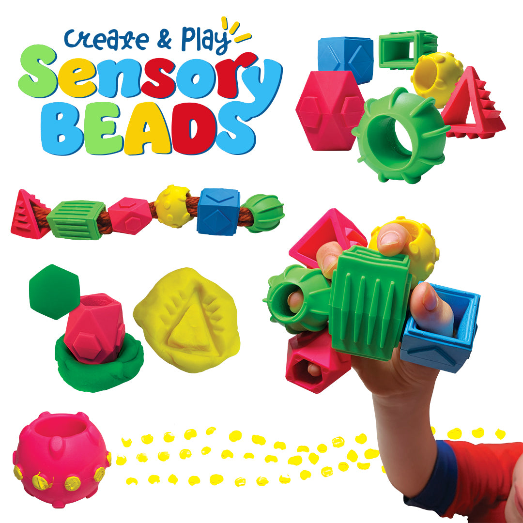 Sensory Create & Play Beads  24/pkg