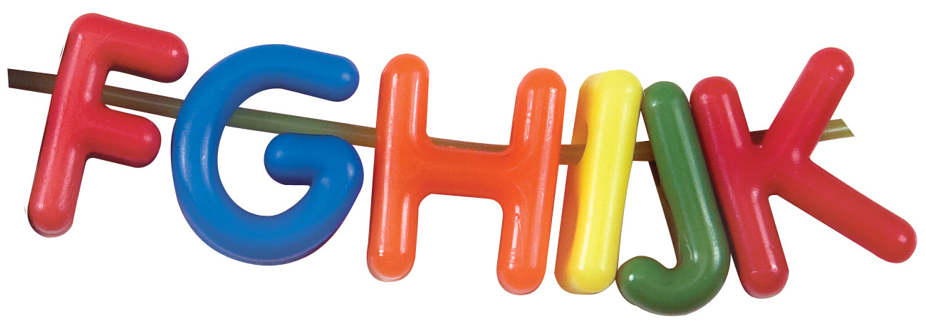 Manuscript Letter Beads 288/pkg