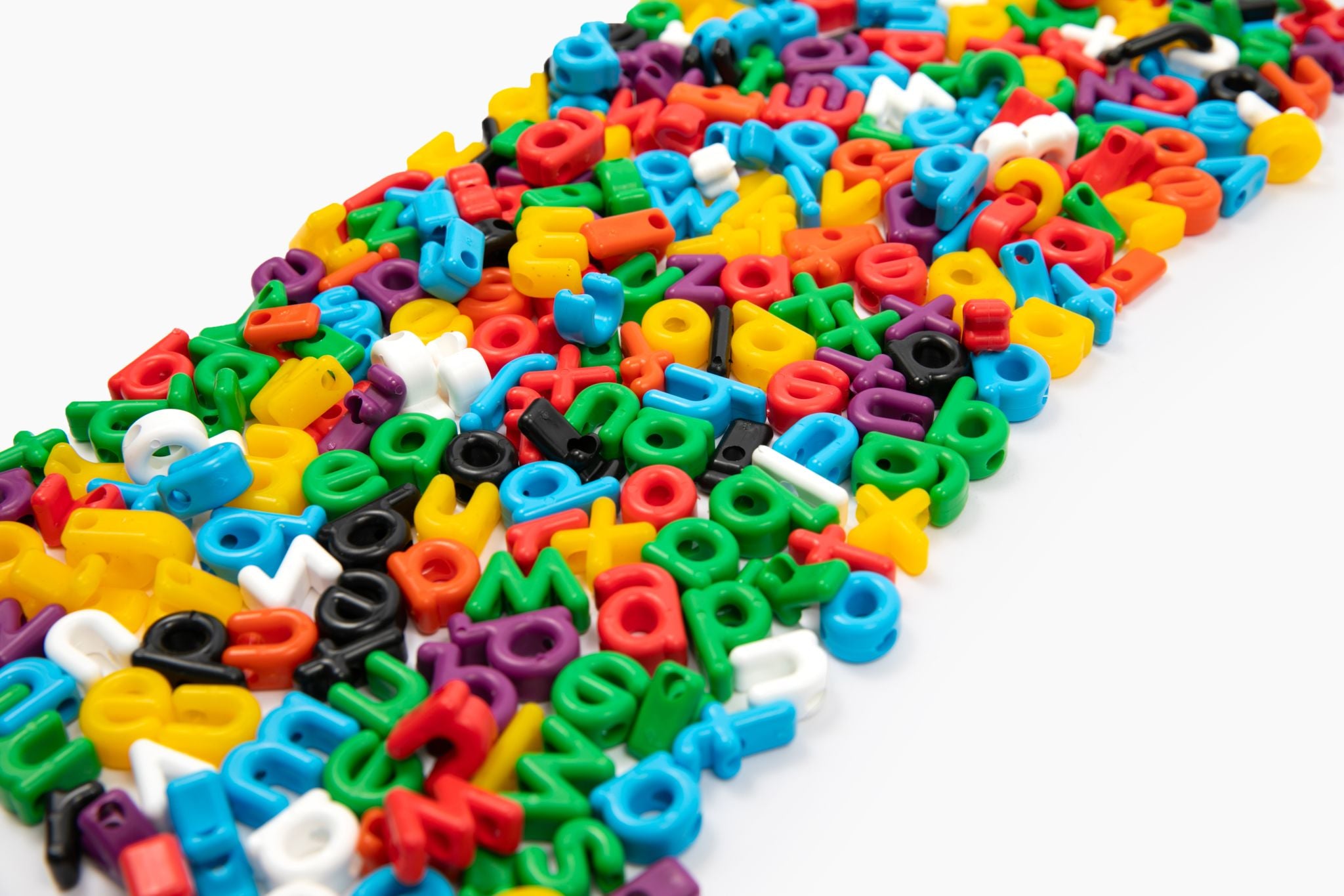 Lower Case Letter Beads 288/pkg