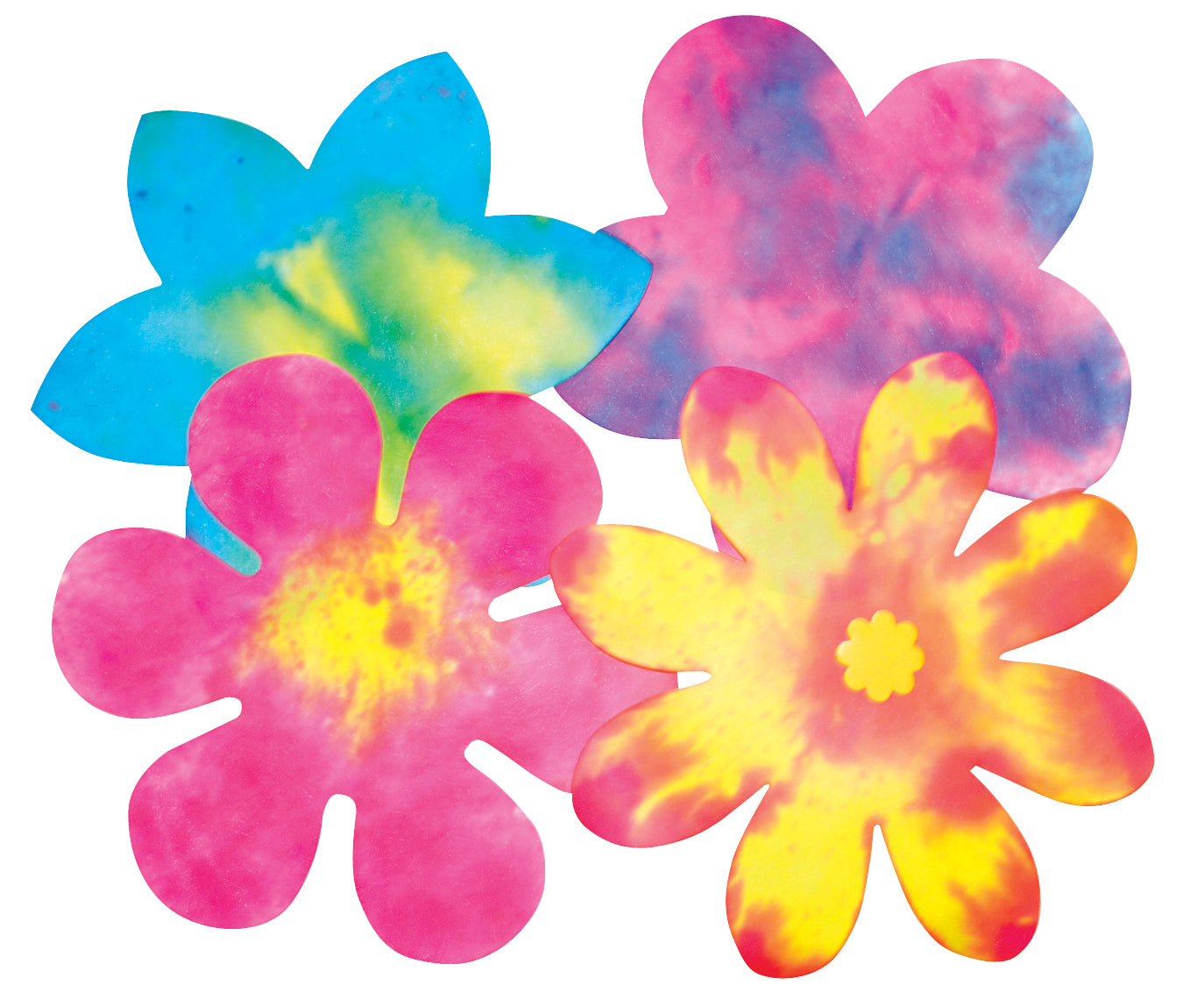 Color Diffusing Paper Flowers  80/pkg