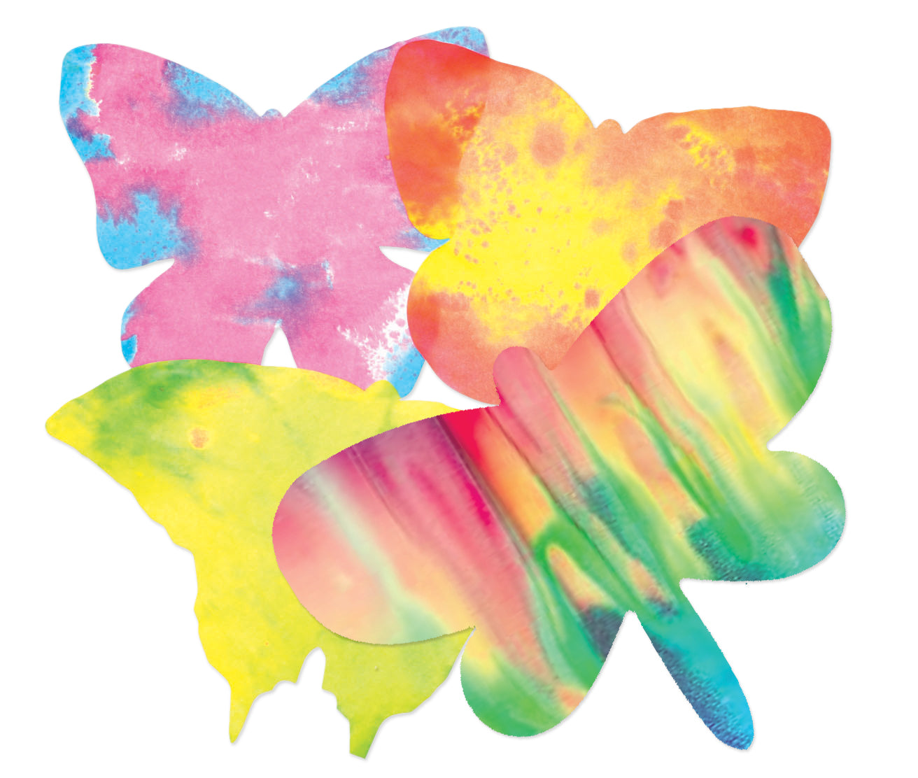 Color Diffusing Paper Butterflies  48/pkg