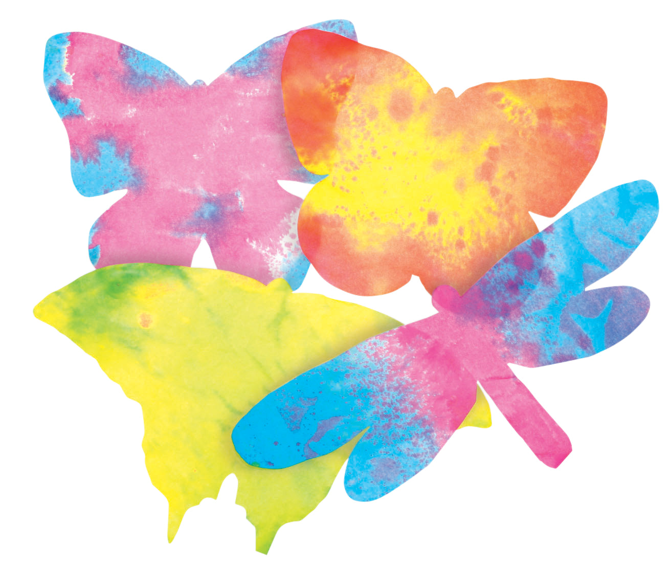 Color Diffusing Paper Butterflies  48/pkg