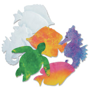 Color Diffusing Paper Sealife Shapes 48/pkg
