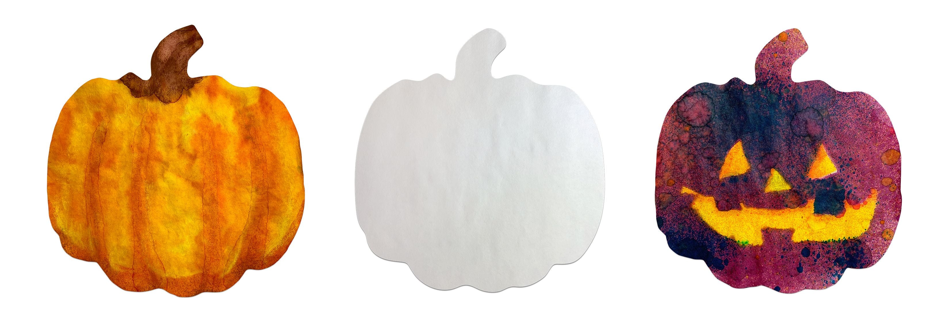 Color Diffusing Paper Pumpkins 50/pkg