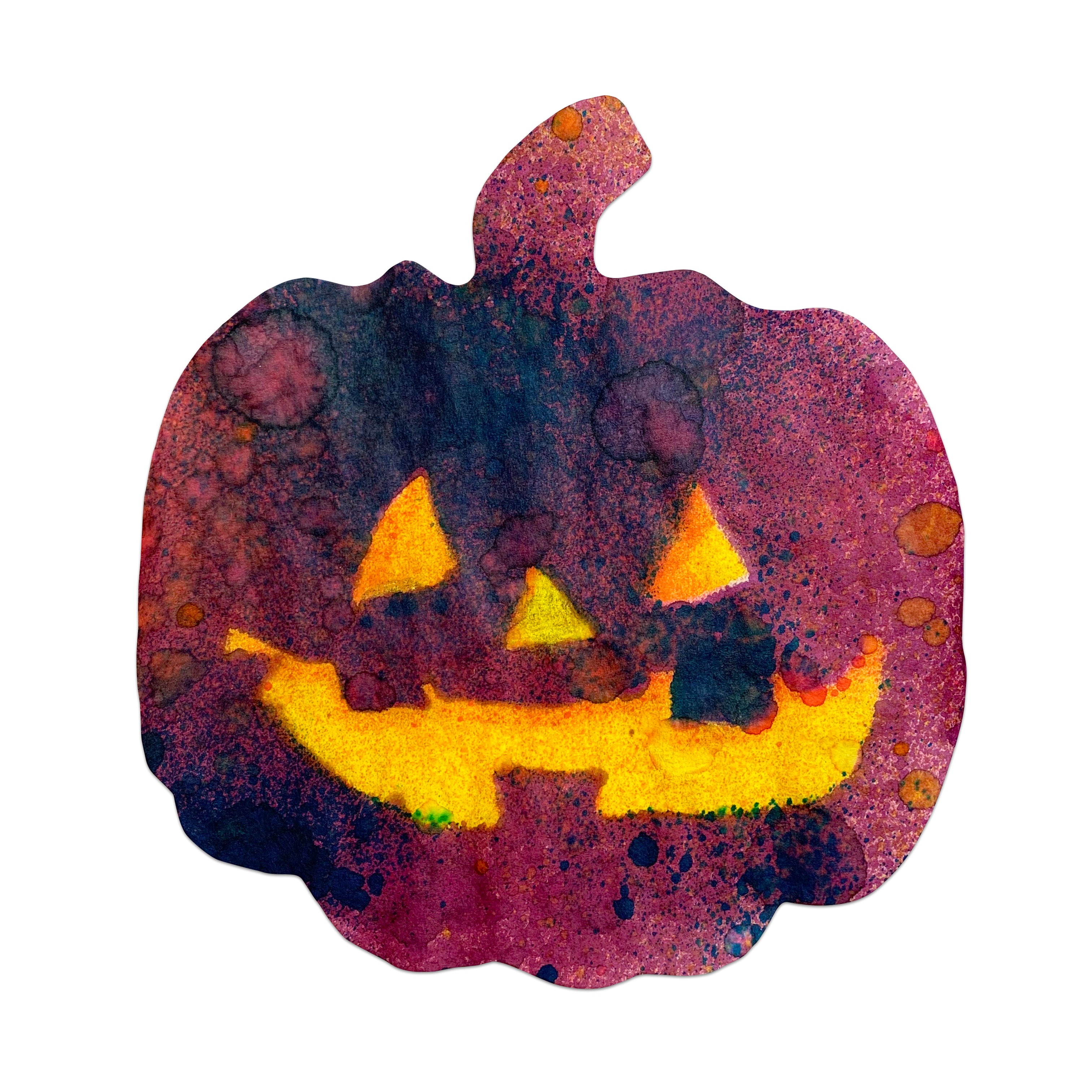 Color Diffusing Paper Pumpkins 50/pkg