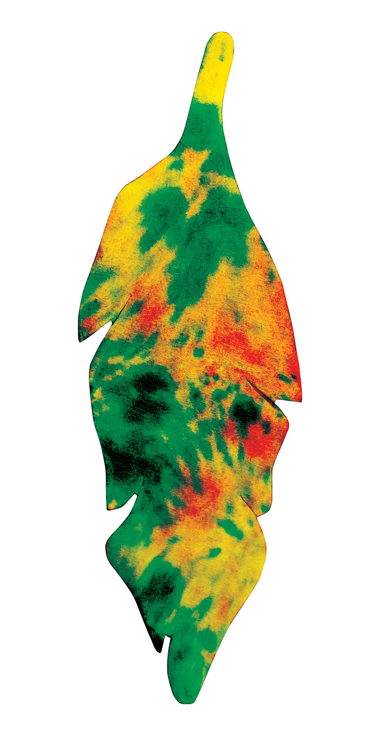 Color Diffusing Paper Feathers 80/pkg