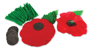 Remembrance Day Poppies  50/pkg