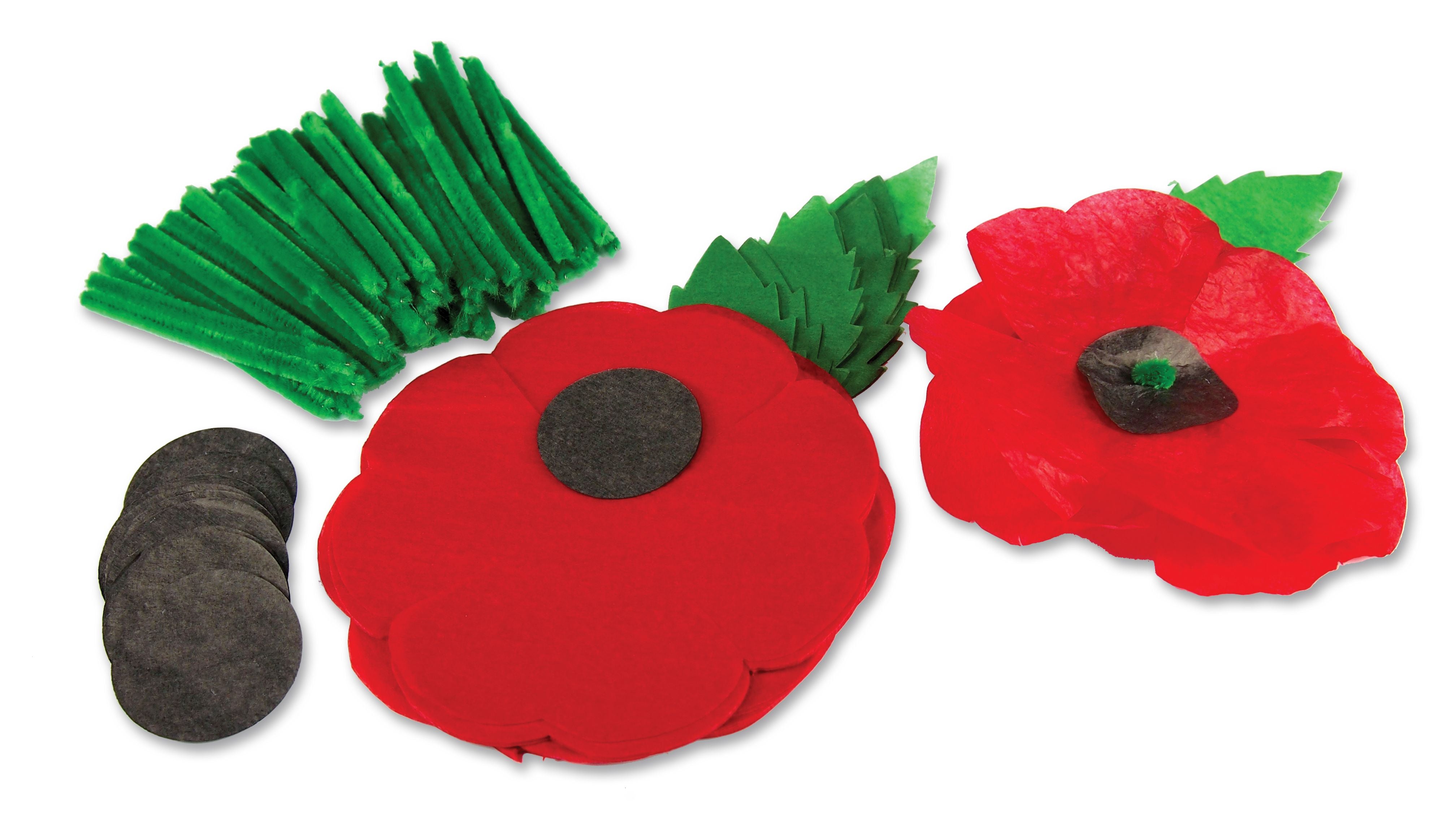 Remembrance Day Poppies  50/pkg