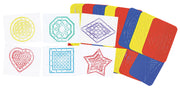 Teach Me Shapes Rubbing Plates  16/pkg