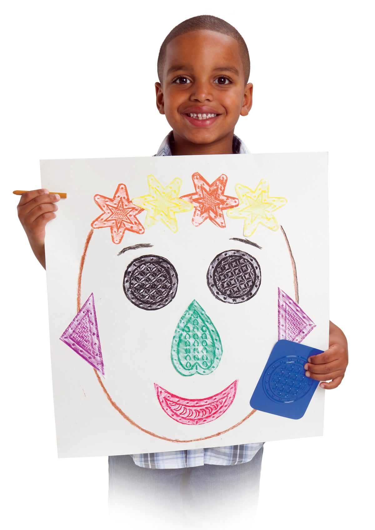 Teach Me Shapes Rubbing Plates  16/pkg