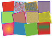 Pop Art Rubbing Plates