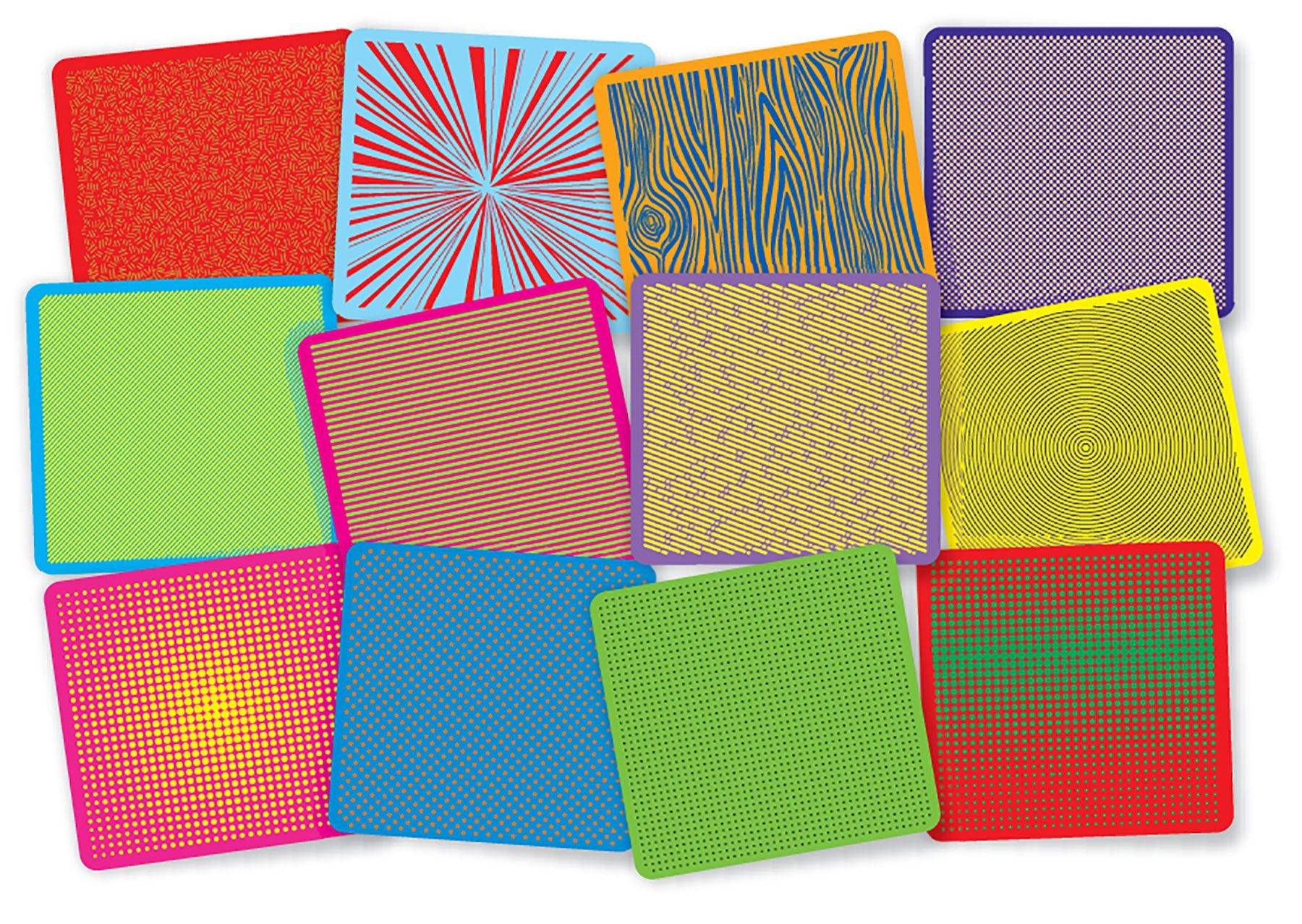 Pop Art Rubbing Plates