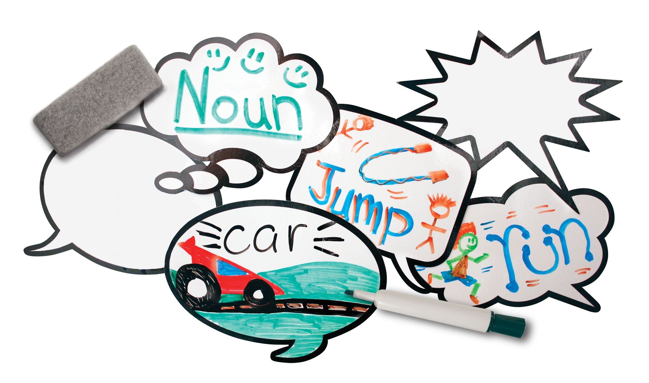 Laminated Speech Bubbles 12/pkg