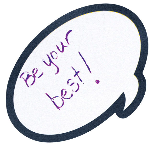 Laminated Speech Bubbles 12/pkg