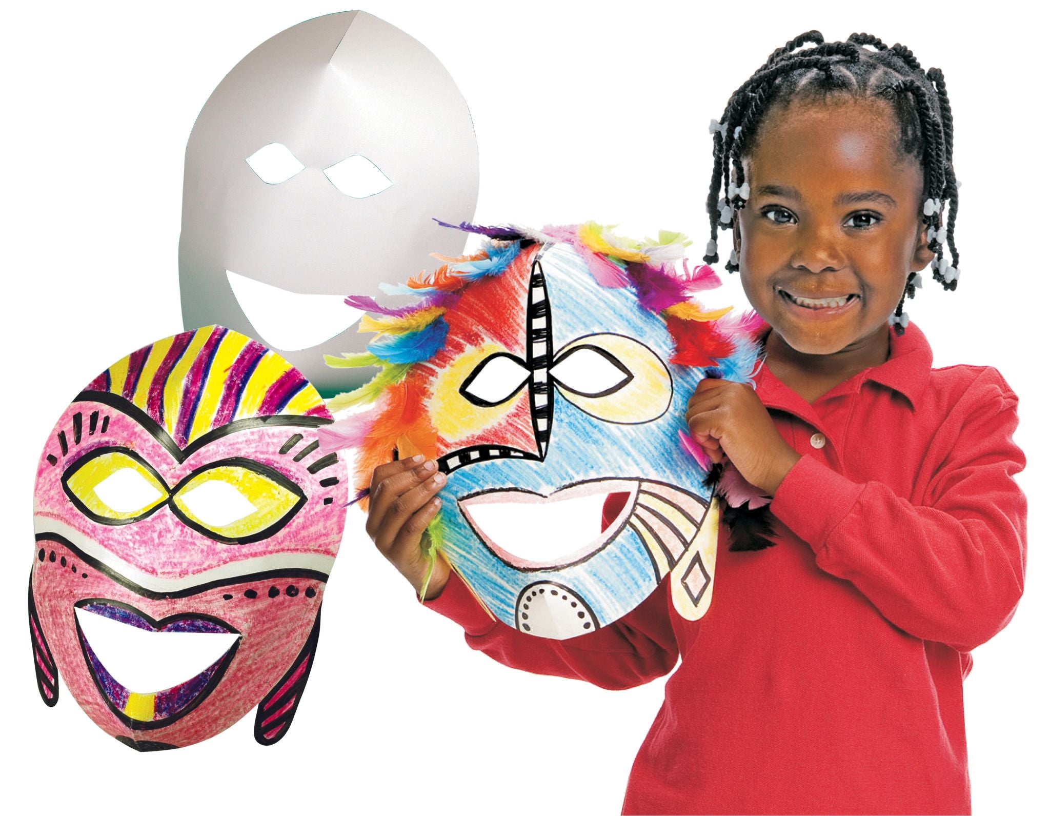 African Masks 20/pkg