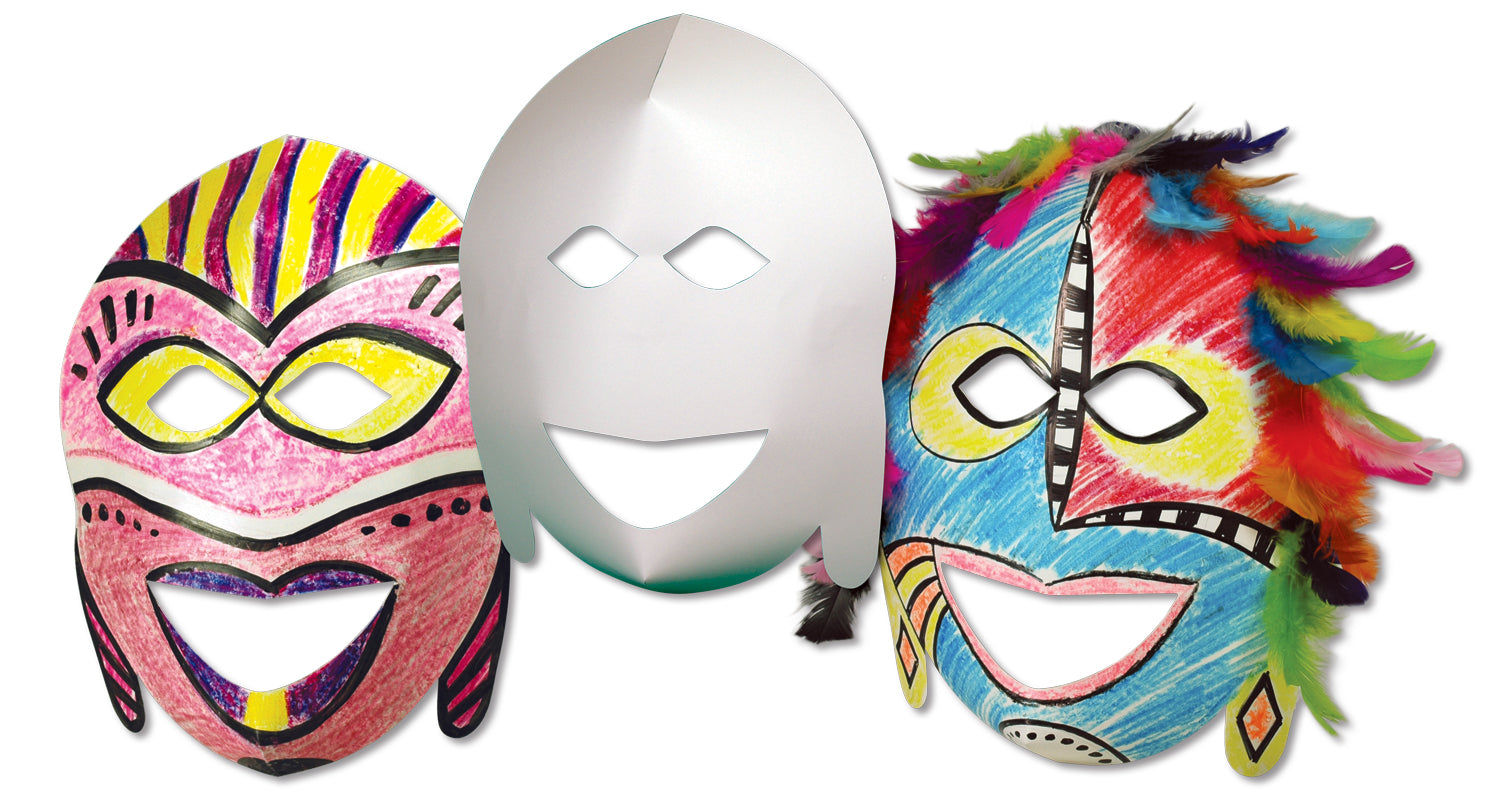 African Masks 20/pkg