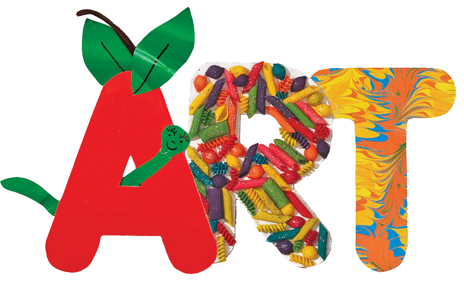 Collage Letters 26/pkg
