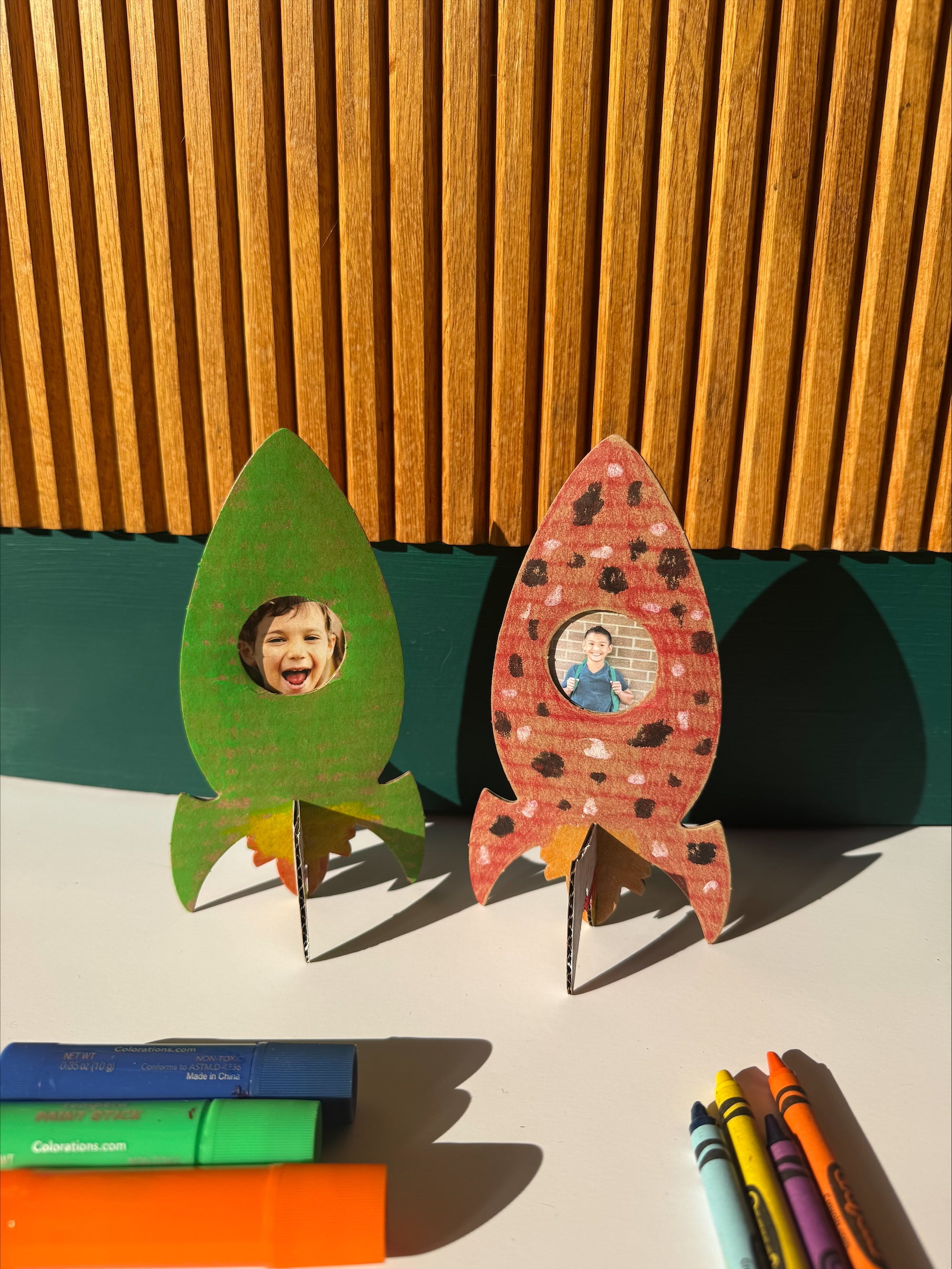 Rocket Ship Picture Frames