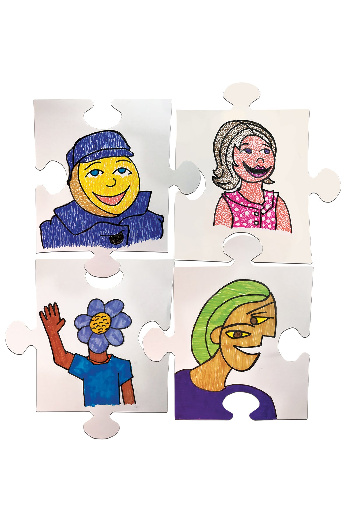We All Fit Together Giant Puzzle Pieces, 30/pkg