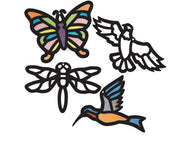 Stained Glass Frames  24/pkg