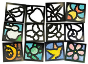 Junior Stained Glass Frames  24/pkg