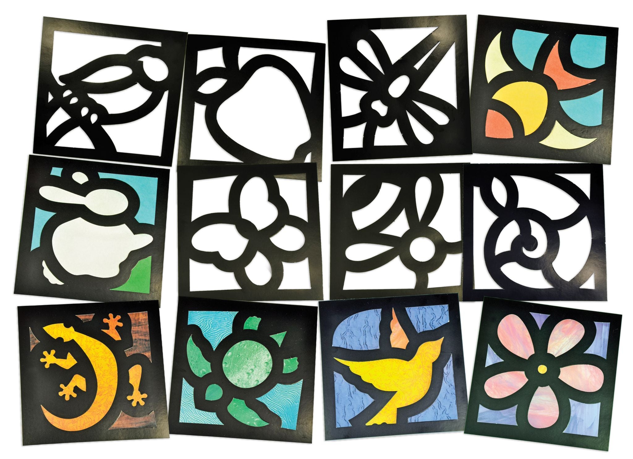 Junior Stained Glass Frames  24/pkg