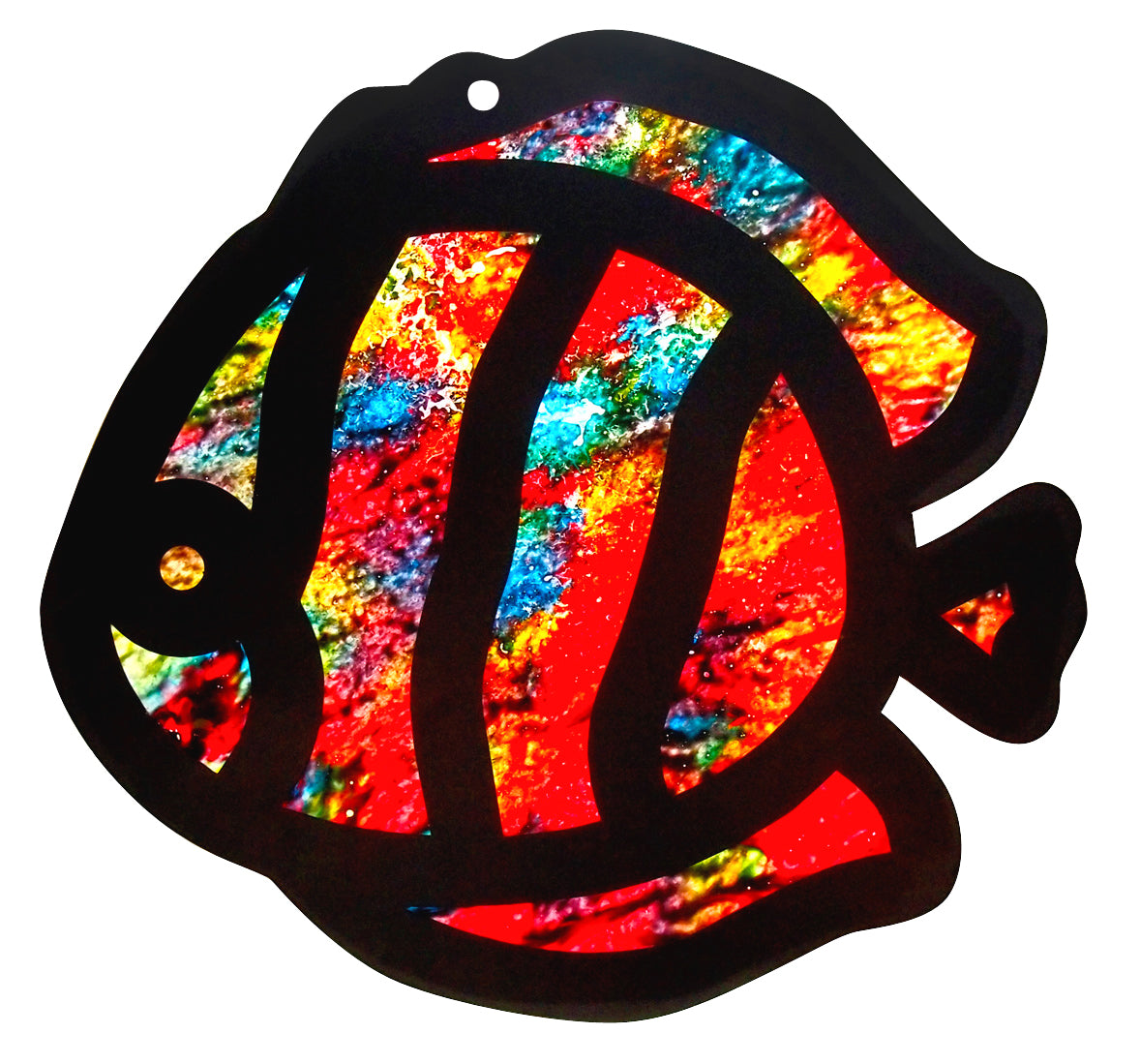 Tropical Fish Stained Glass Frames  24/pkg