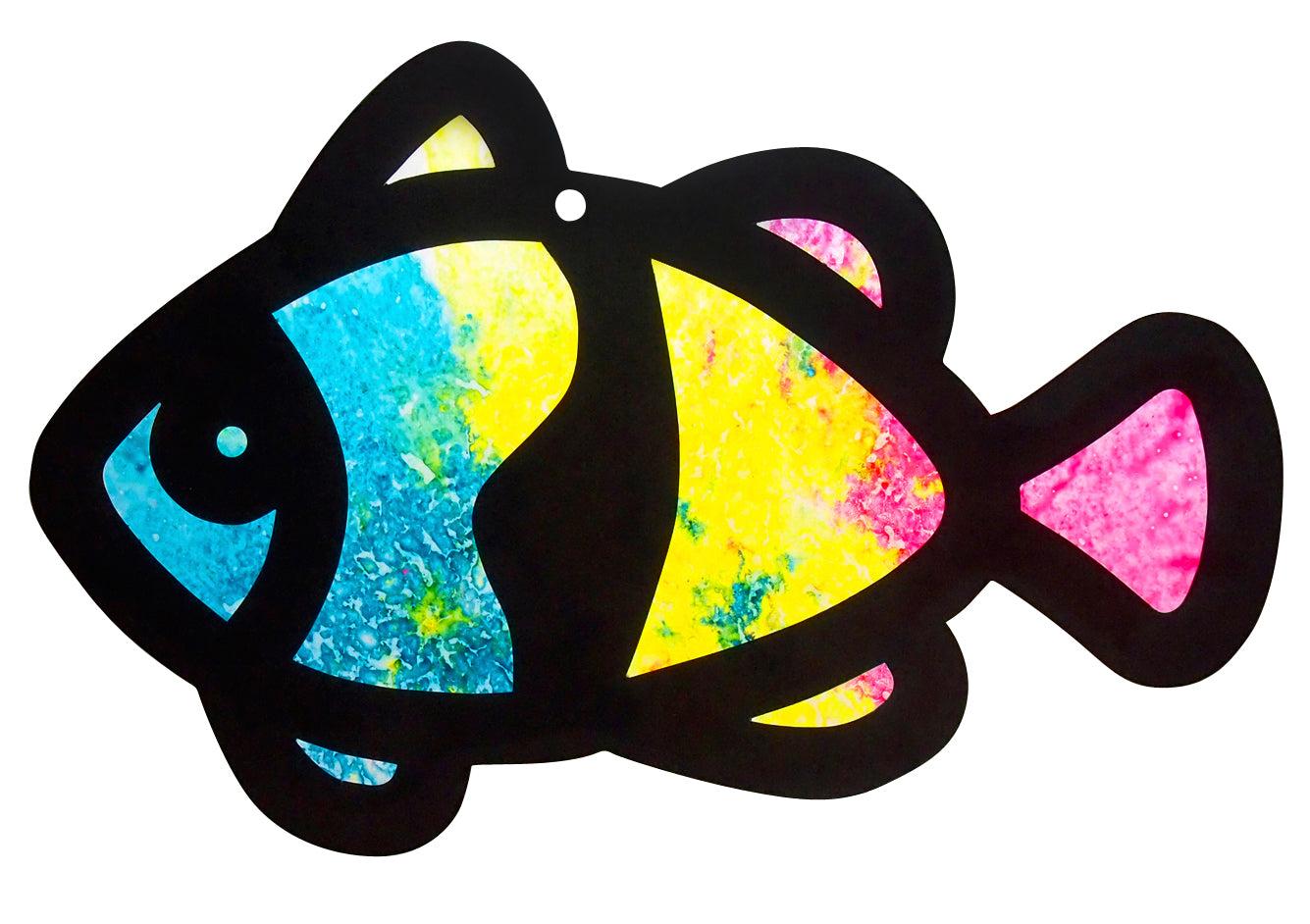 Tropical Fish Stained Glass Frames  24/pkg