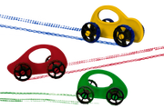 Paint Racers, Primary, 3 pack