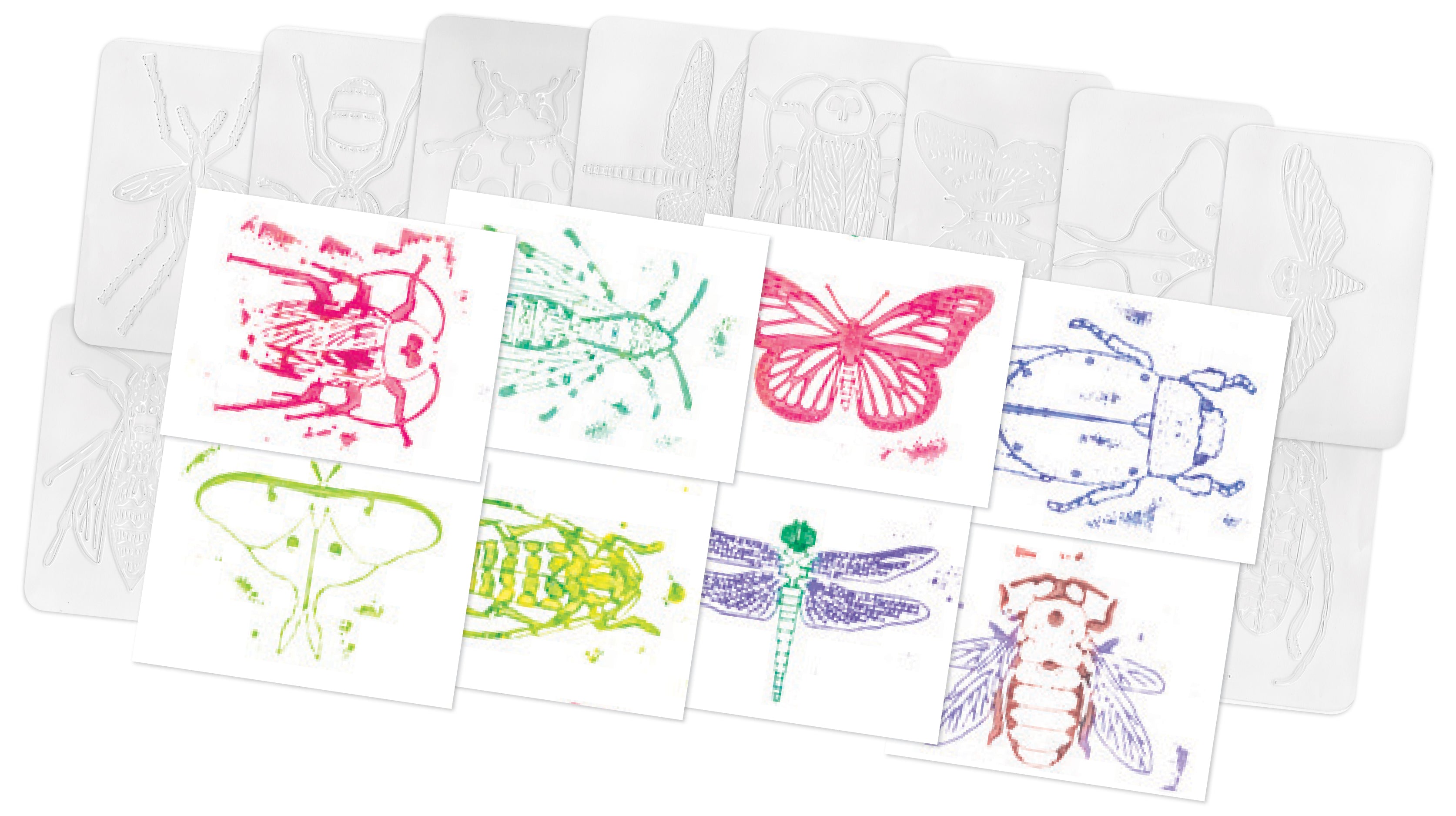 Insects Rubbing Plates  16/pkg