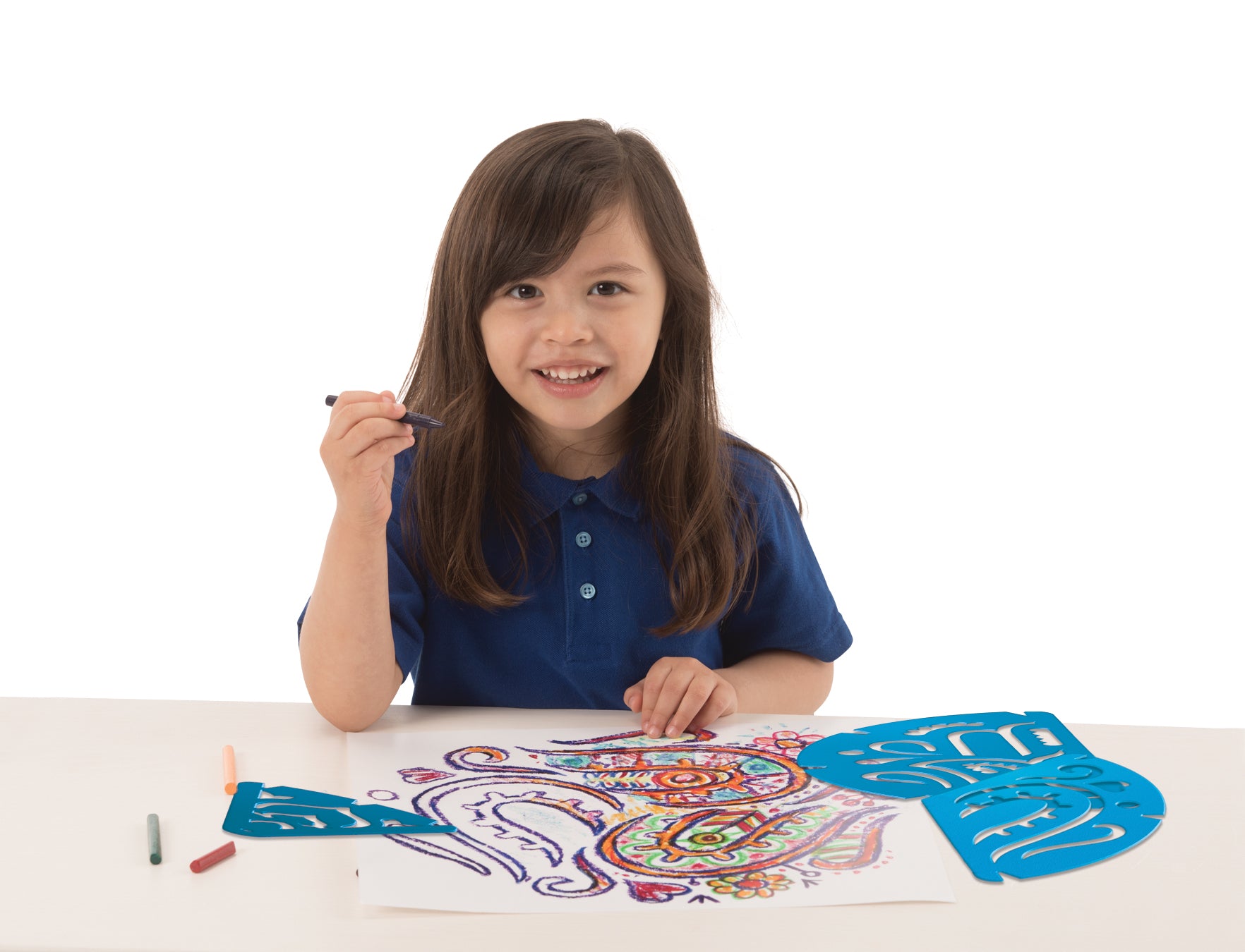 Fraction Mandalas Stencils