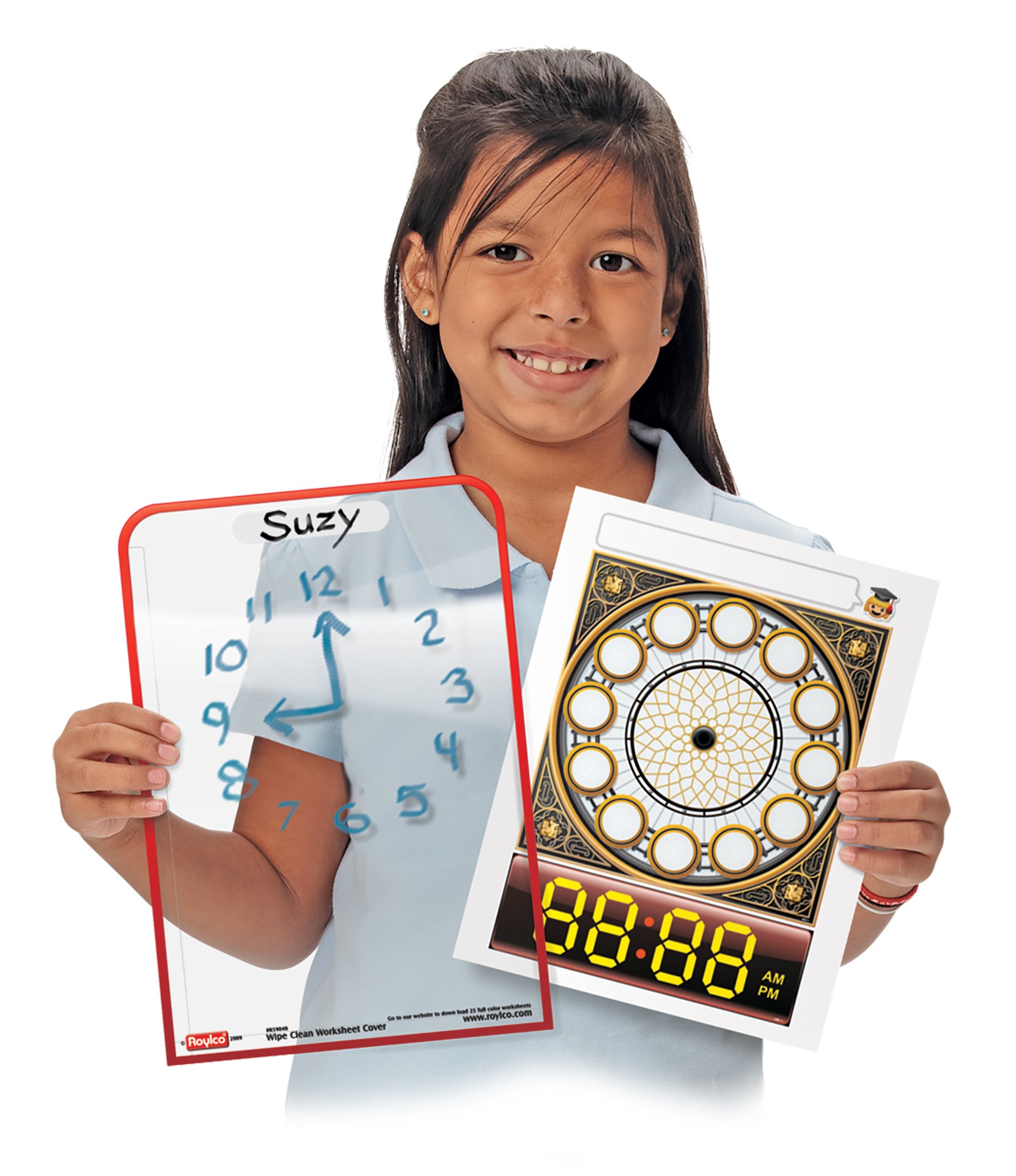 Wipe Clean Worksheet Cover  10/pkg