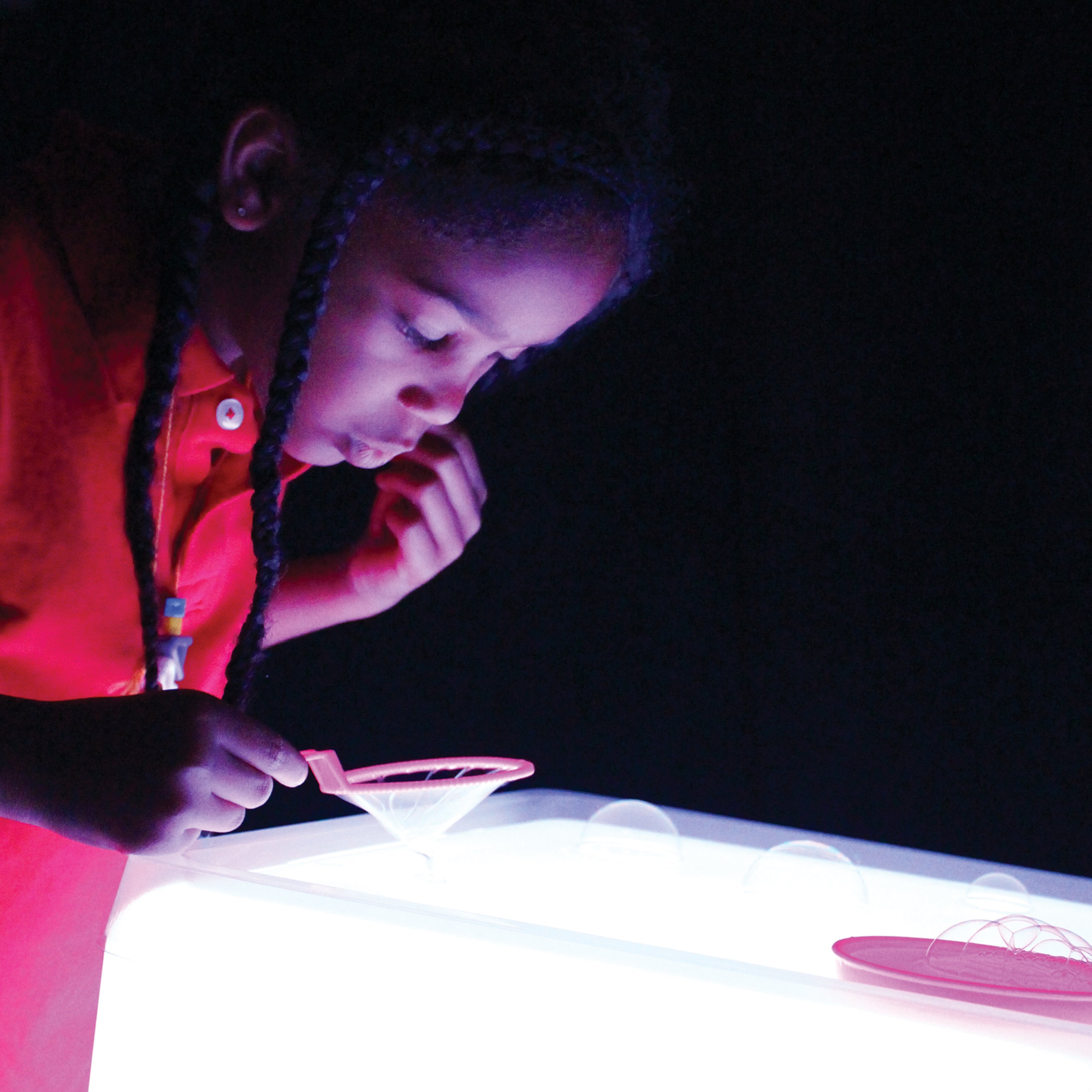 Educational Light Cube with remote control and adapter