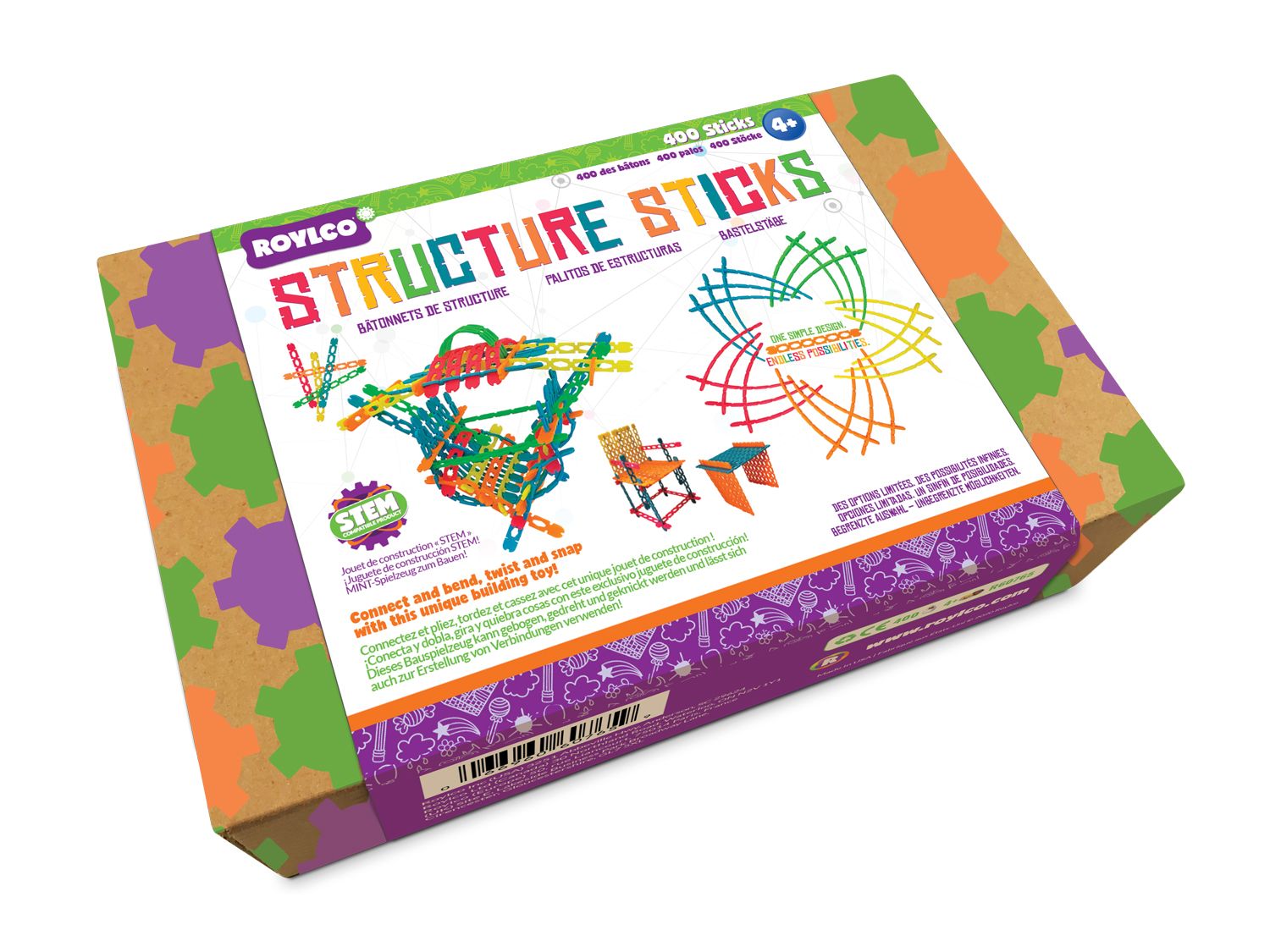 Structure Sticks  400/pkg