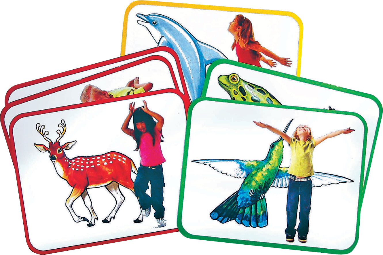 Body Poetry: Animal Action Cards  16/pkg