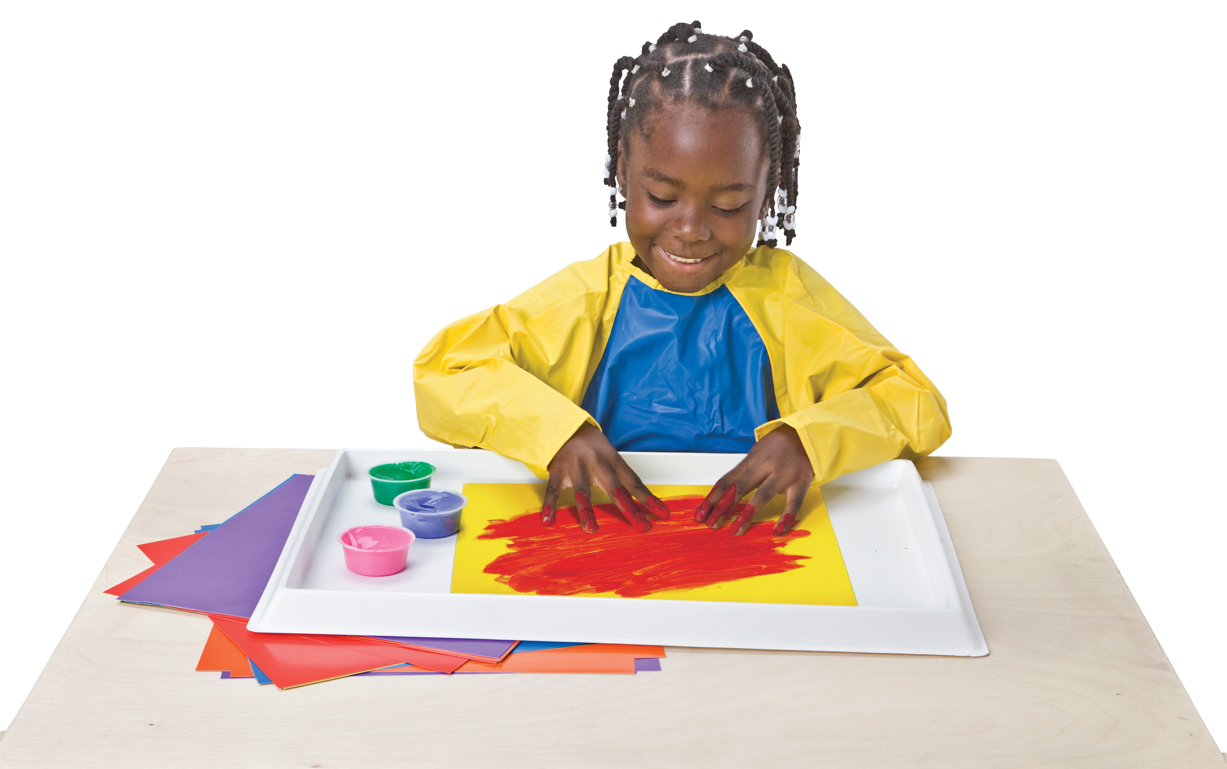 Finger paint "No Mess" Tray™  1/pkg