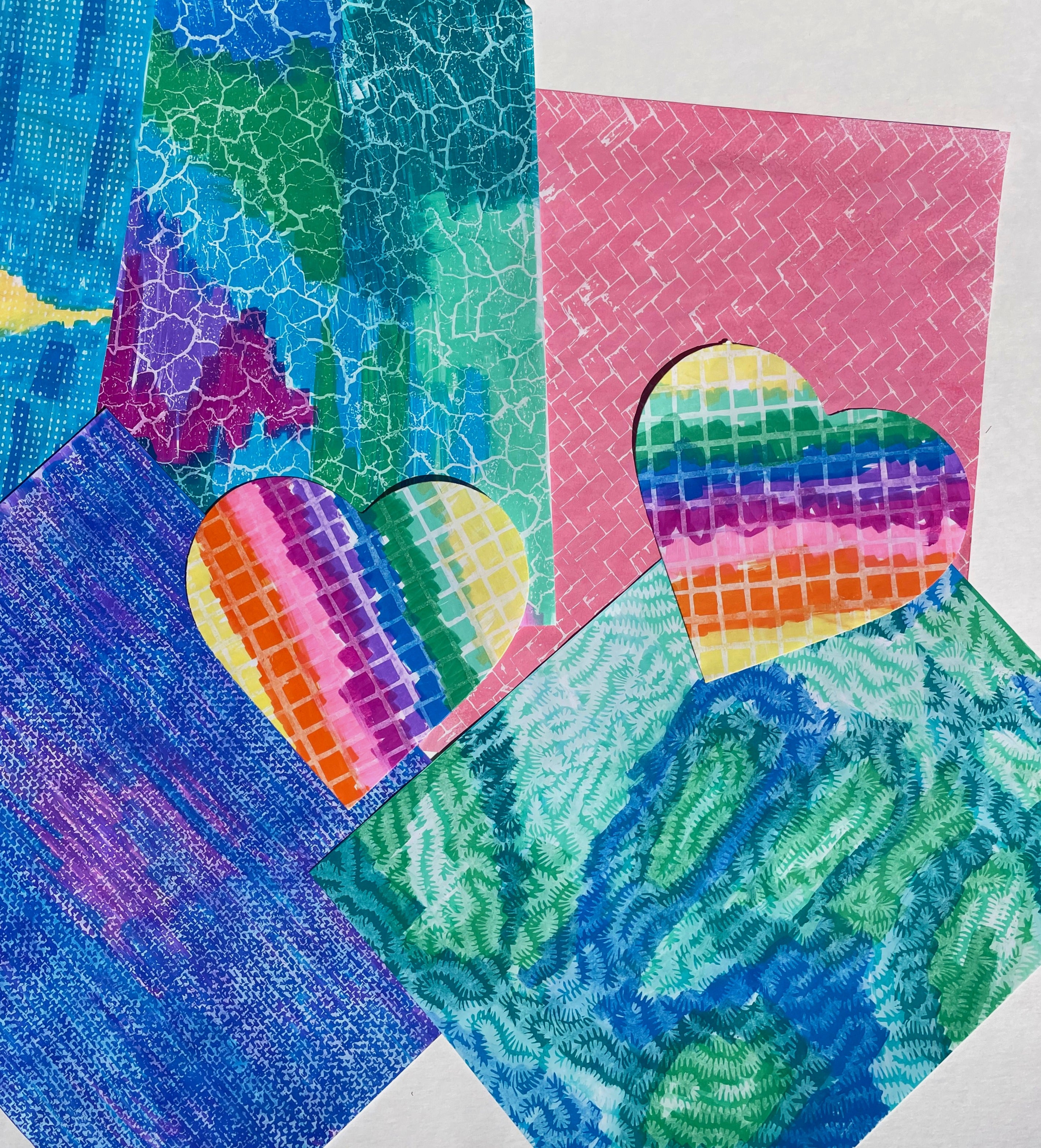 Color Reveal Textures Paper 96 sheets