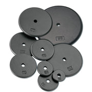 Individual Cast Black 1" Plates 1.25, 2.5, 5, 7.5, 10, 12.5, 20, 25, 50 Lbs (Per Lb)