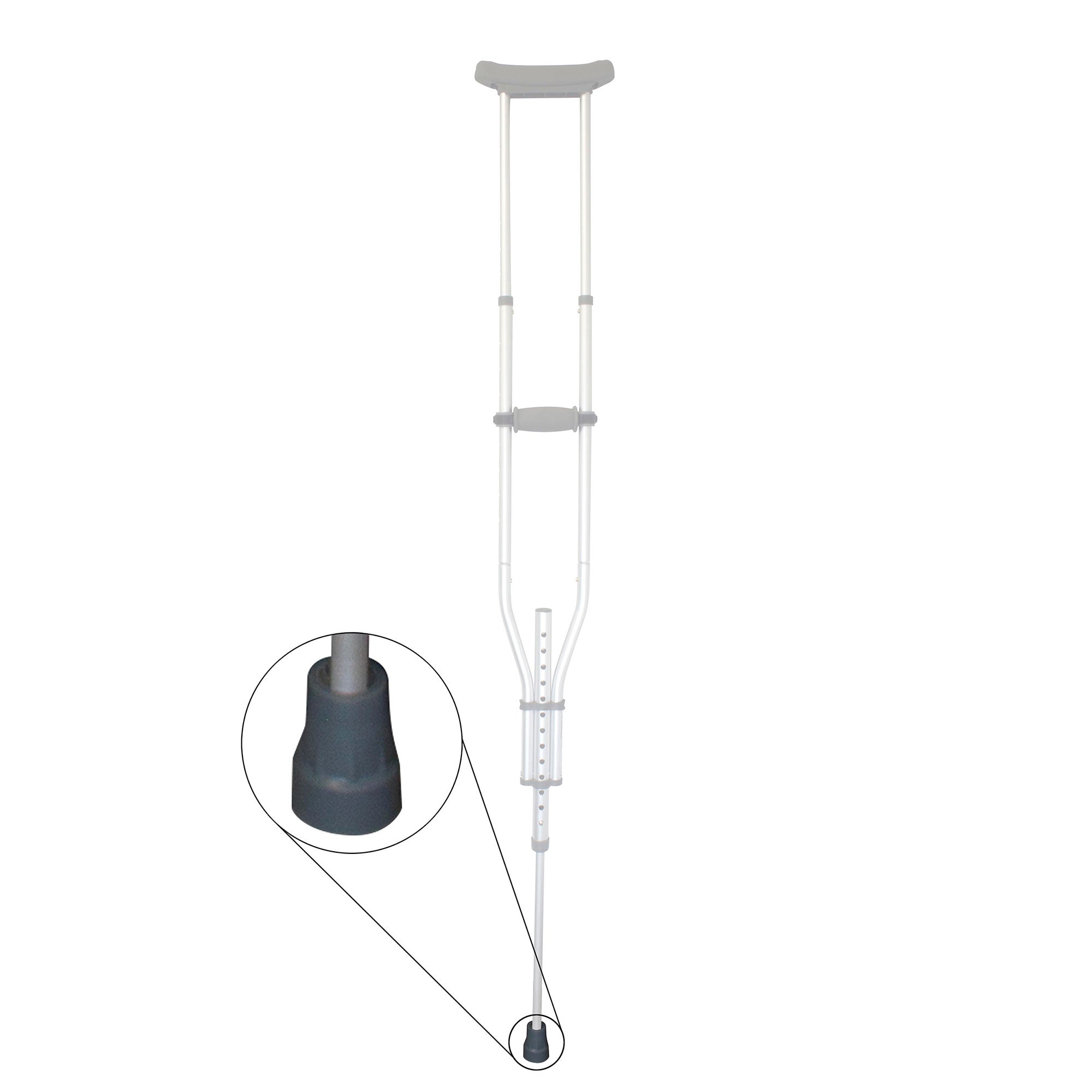 Crutch Rubber Tip, Grey