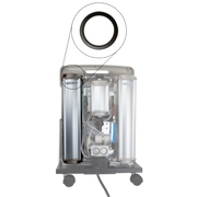 5L Concentrator Compressor Cap Seal, Black