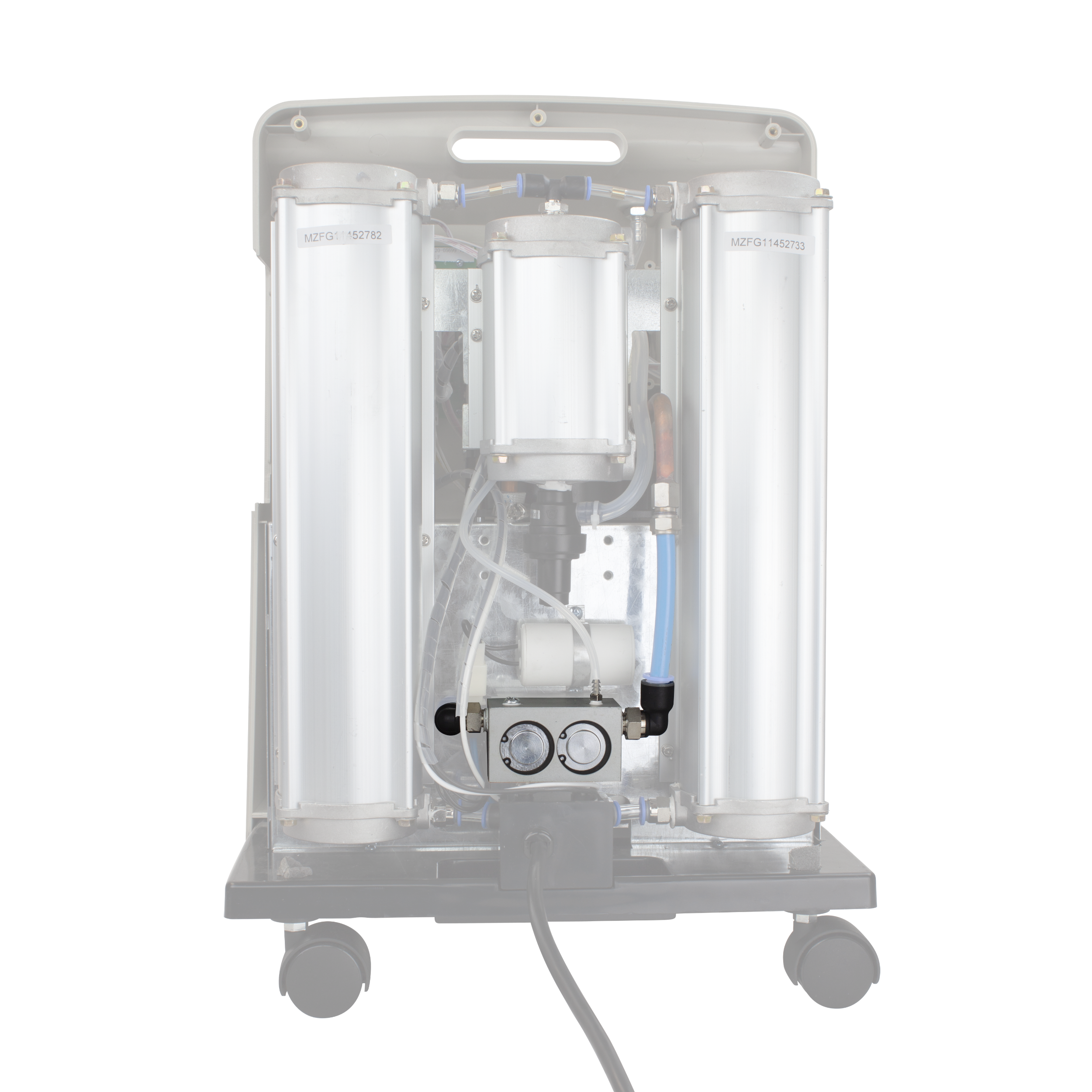 5L Concentrator Electronic Valve, Silver